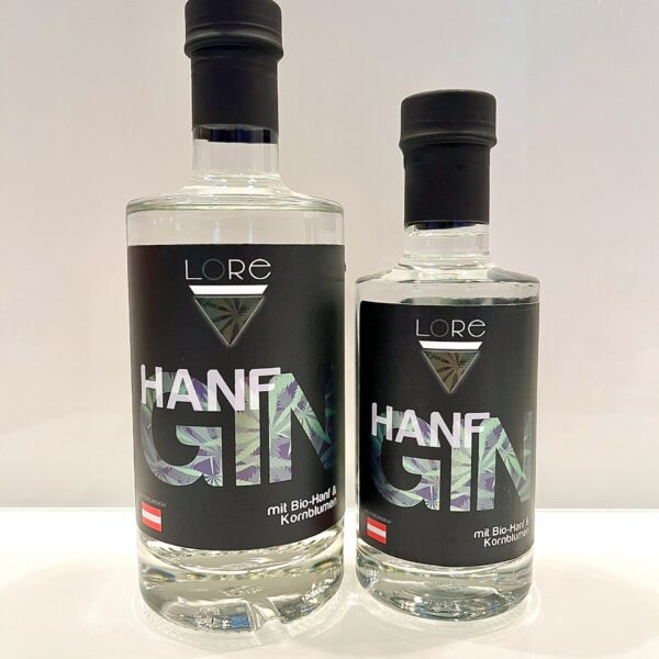 LoRe HanfGin mit Mühlviertler Bio Hanf 350ml
