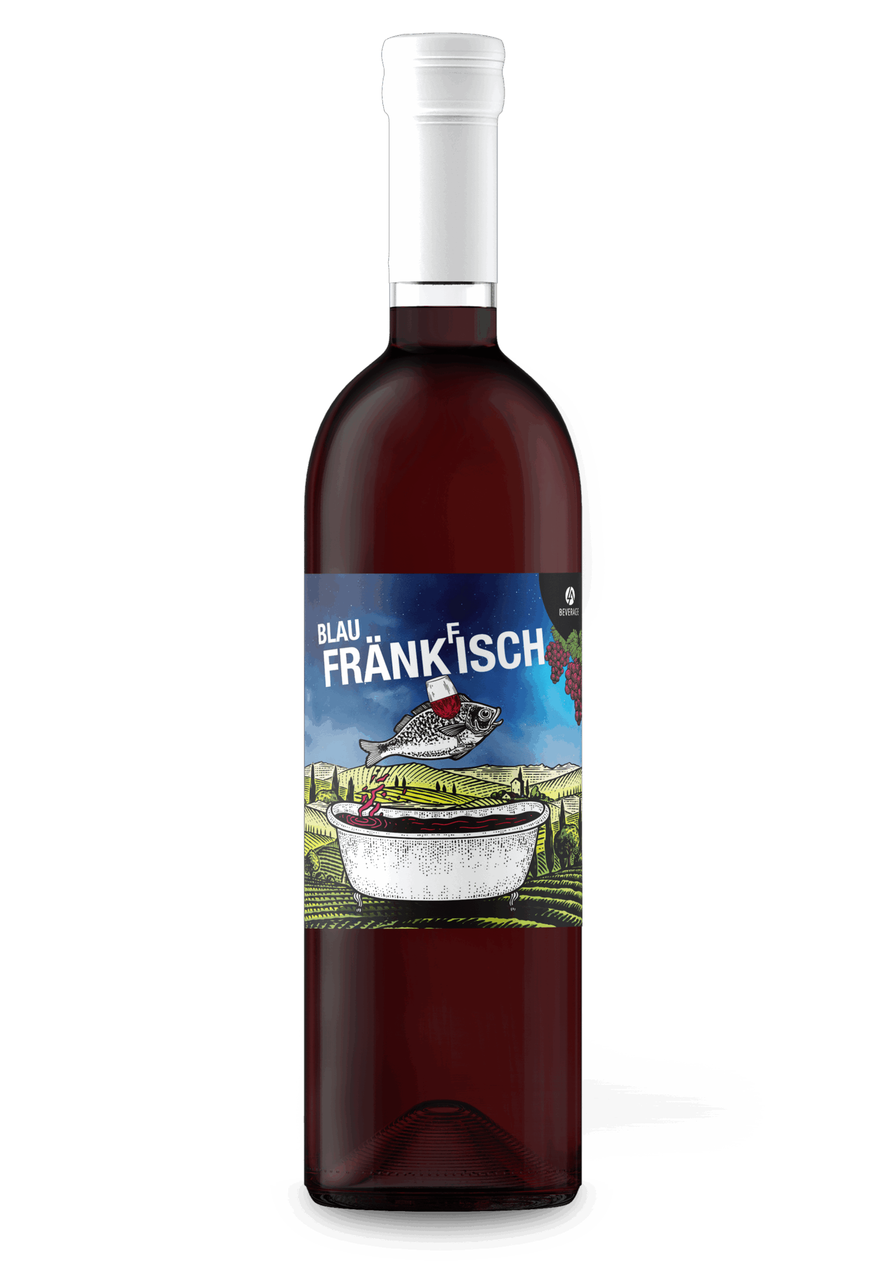 Mockup_fraenkisch.png Blaufränk(f)isch (Blaufränkisch) 2019 0,75l - LA-Beverage – Bild 1