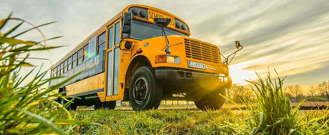 Schoolbus-1.jpg Original US Schoolbus - Rundfahrt in Linz, Wien oder ganz Österreich – Bild 1