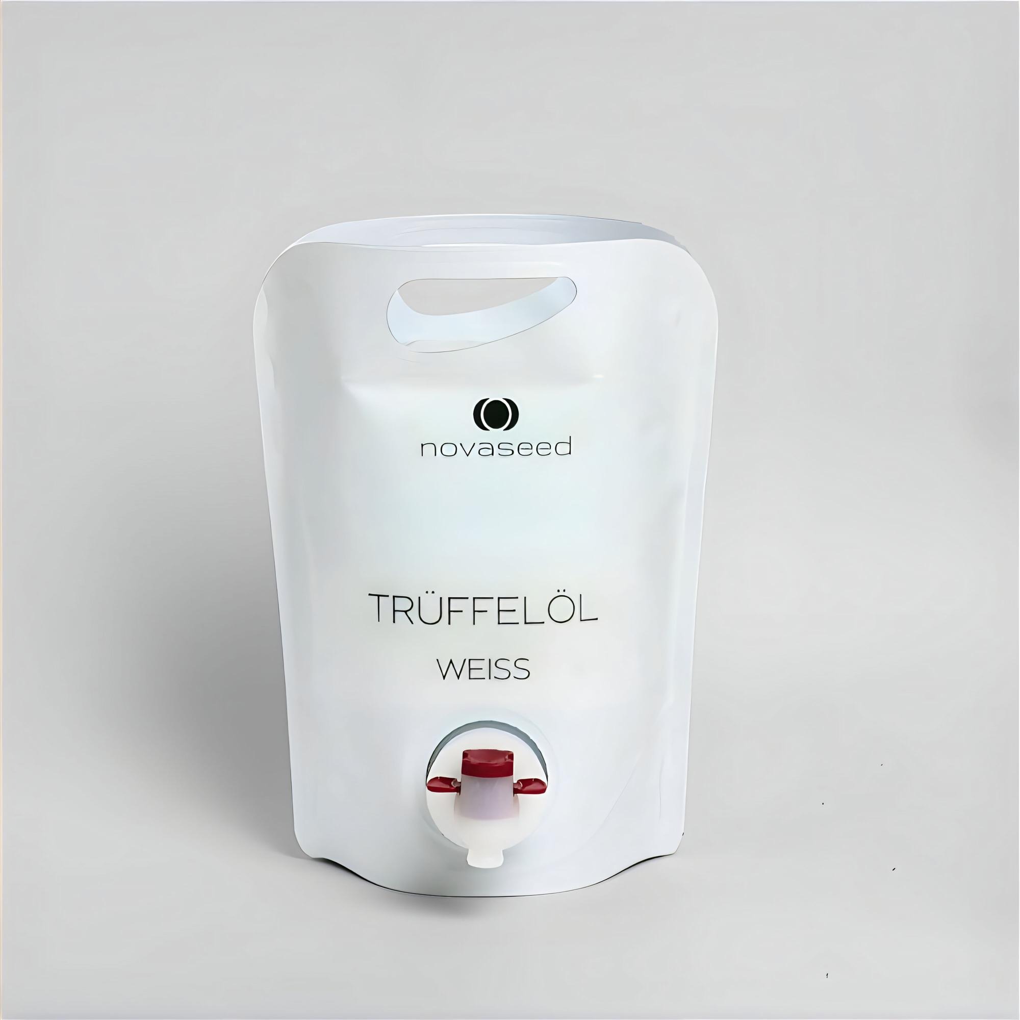 trueffeloel-weiss-1liter-novaseed.jpg 1,0L Trüffelöl weiß – mit echtem Trüffel in der Großpackung – Bild 1