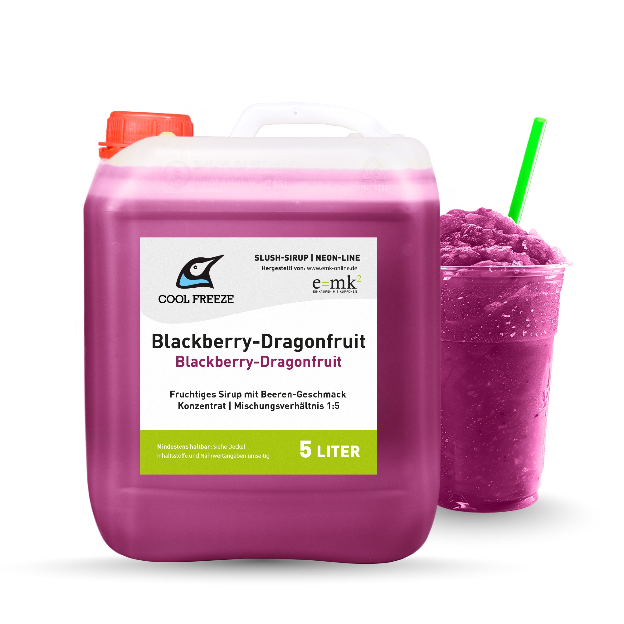 Blackberry-Dragonfruit_Neon_2000x2000.jpg SLUSH SYRUP ICE BLACKBERRY-DRAGONFRUIT (BLACKBERRY-DRAGONFRUIT) AZO-FREE 5 LITER - Image 1