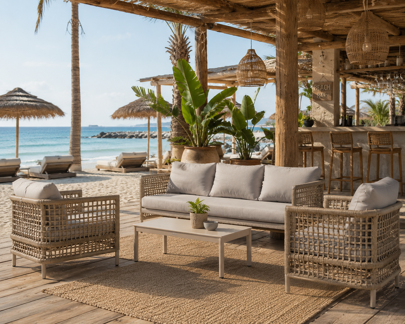 ChatGPT Image 8. Mai 2026, 11_50_01 SONDRA Outdoor Lounge Set | CAPPUCCINO - BEIGE – Bild 1