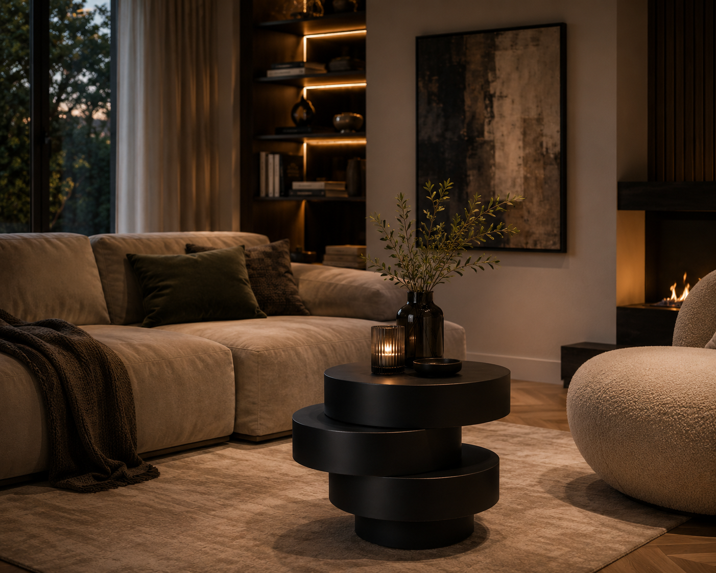 Tisch Beistelltisch Black Essy side table - Image 1