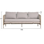 SONDRA Outdoor Lounge Set | CAPPUCCINO - BEIGE – Bild 3