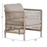 SONDRA Outdoor Lounge Set | CAPPUCCINO - BEIGE – Bild 4